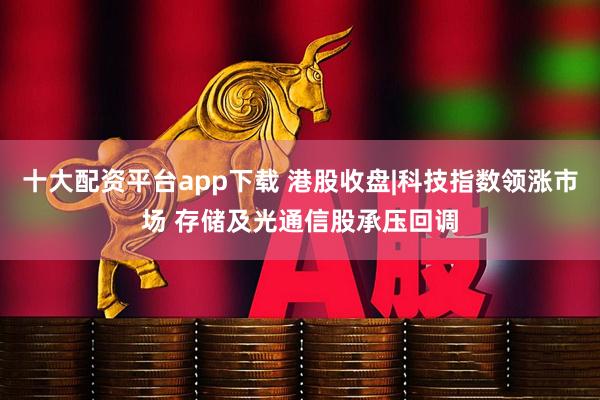 十大配资平台app下载 港股收盘|科技指数领涨市场 存储及光通信股承压回调